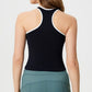 Slimming shockproof sleeveless with chest pad vest top