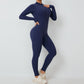 Detachable chest pad long-sleeved sports Jumpsuits