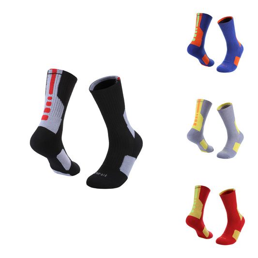 Mid-Calf Sweat-Absorbent Basketball Socks