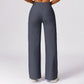 Loose-fitting sports high-waisted slacks pants