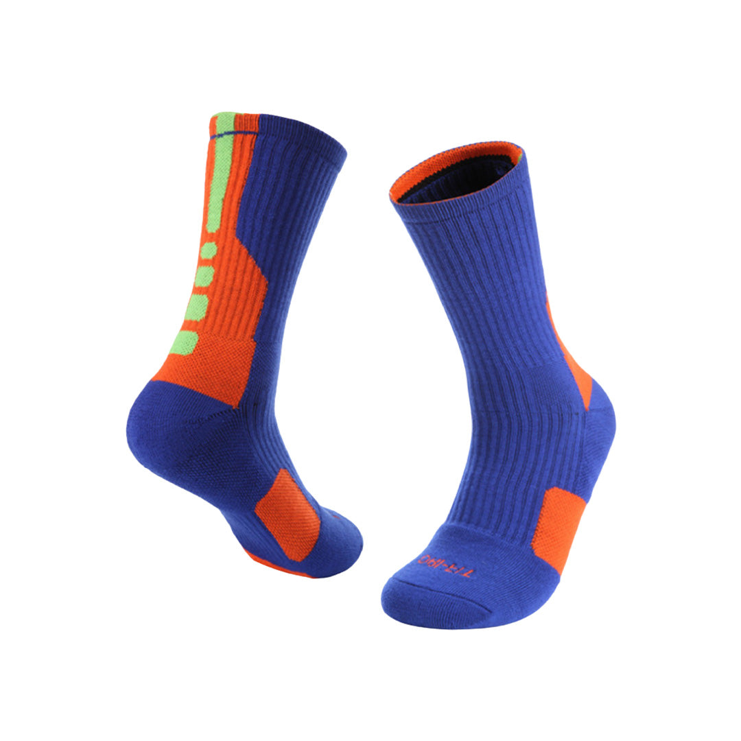 Mid-Calf Sweat-Absorbent Basketball Socks