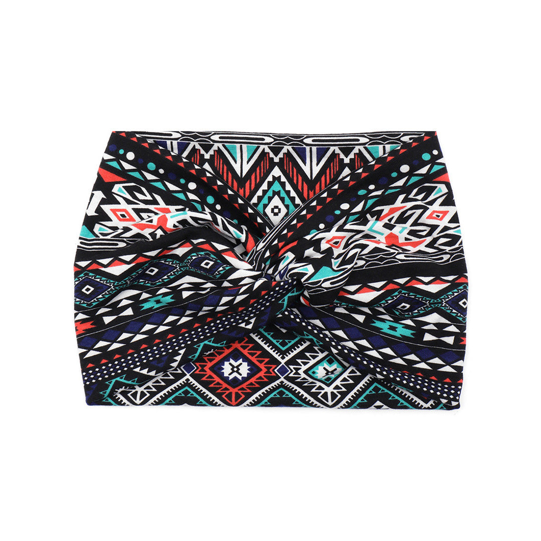 Bohemian Printed Knotted Sports Hair Accessory