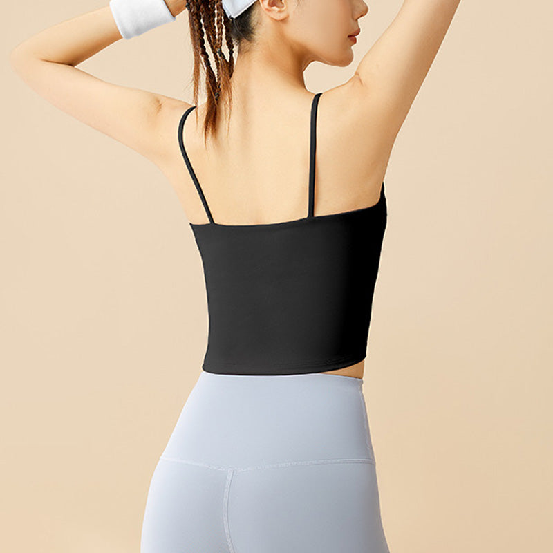 Breathable Yoga Bra Vest Sling Tube Top Fitness Vest