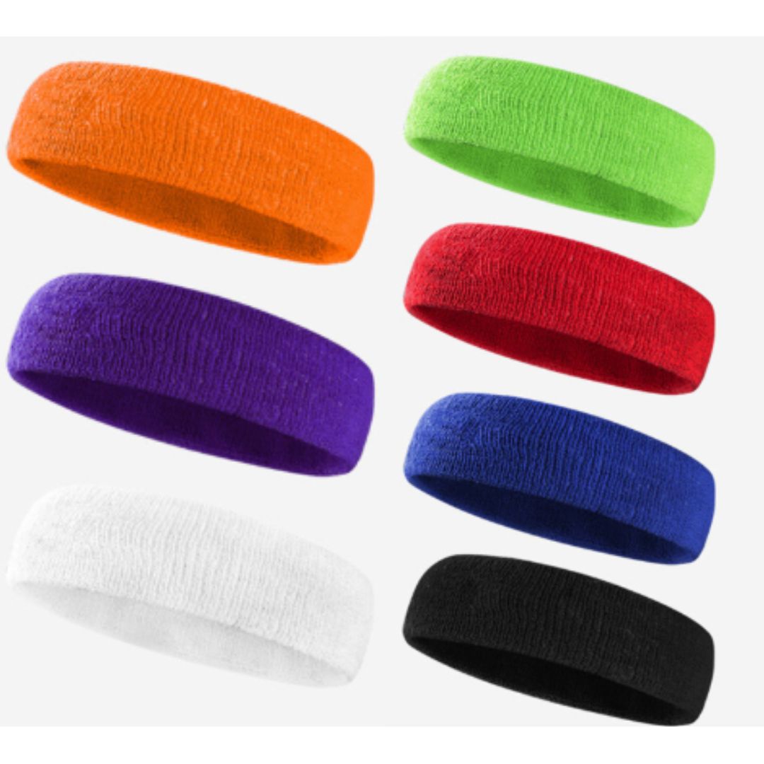 Sport antiperspirant knitted headband