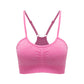 Seamless thin strap sports bra