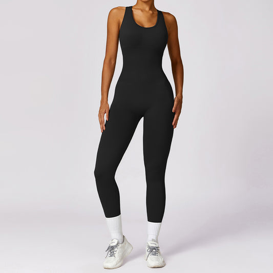 Beautiful back seamless yoga jumpsuit