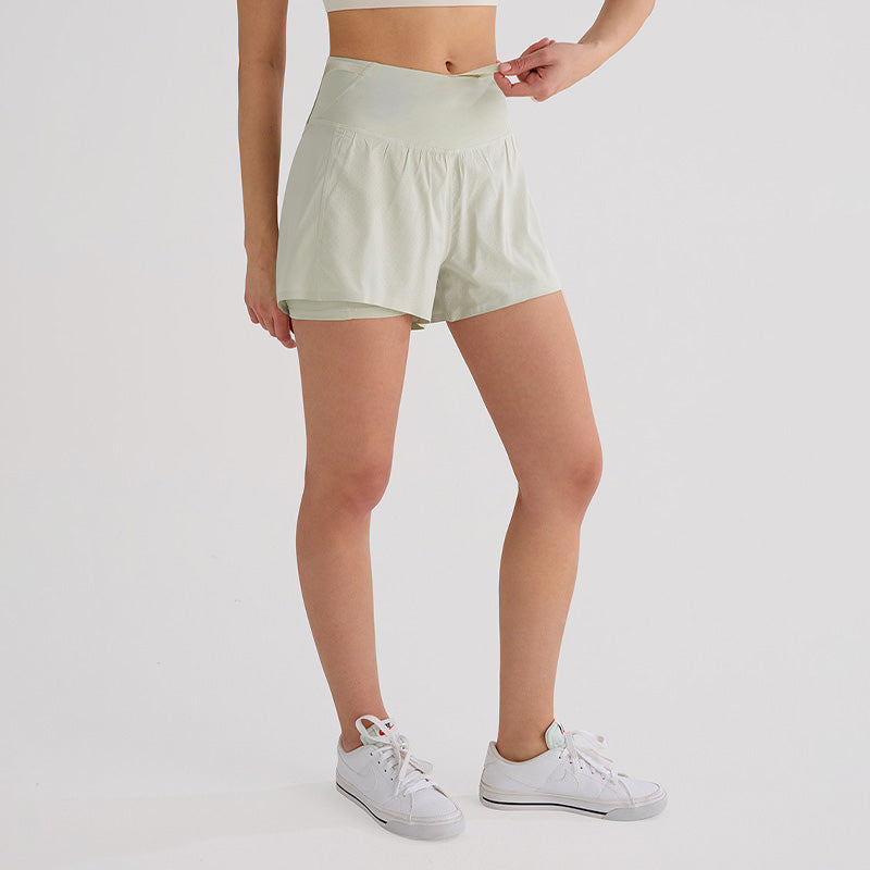 Women's High Waist Sports Tennis Shorts with Pockets