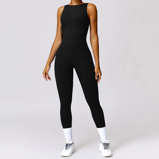 Leggings longs rehaussant les hanches, combinaisons de yoga skinny