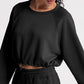 Modal loose slimming fitness long sleeve sweatshirt