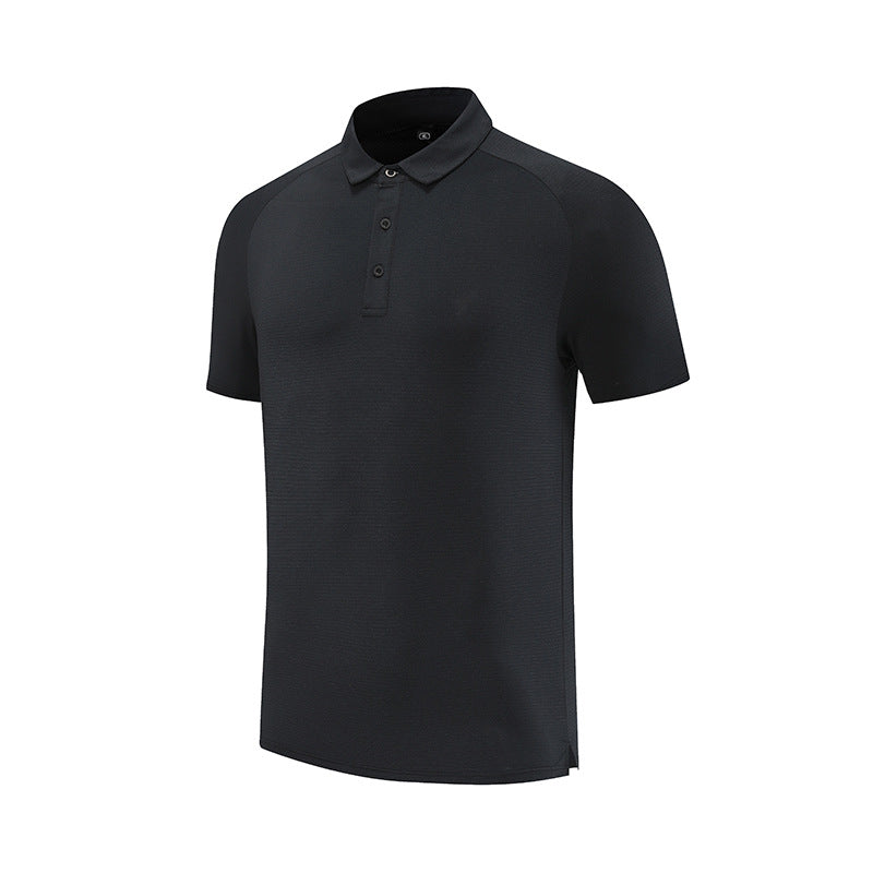 Men's breathable running polo shirt