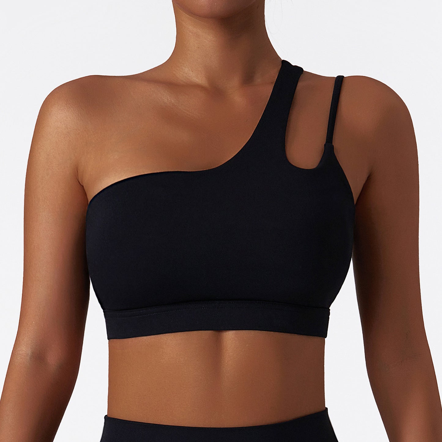 Irregular cross-body straps Sport Bra