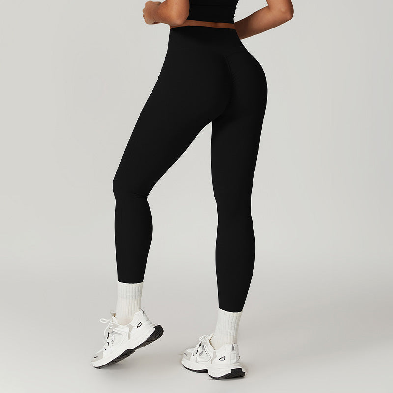 Quick-Dry Nude Fitness Sports High-Waist Legging