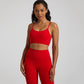 High stretch back bifurcation sports bra