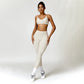 Triangle cup sports bra & sports leggings 2-piece set