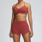 Quick-drying gym bra & shorts sport sets