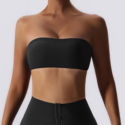 2023 summer Solid elastic bra
