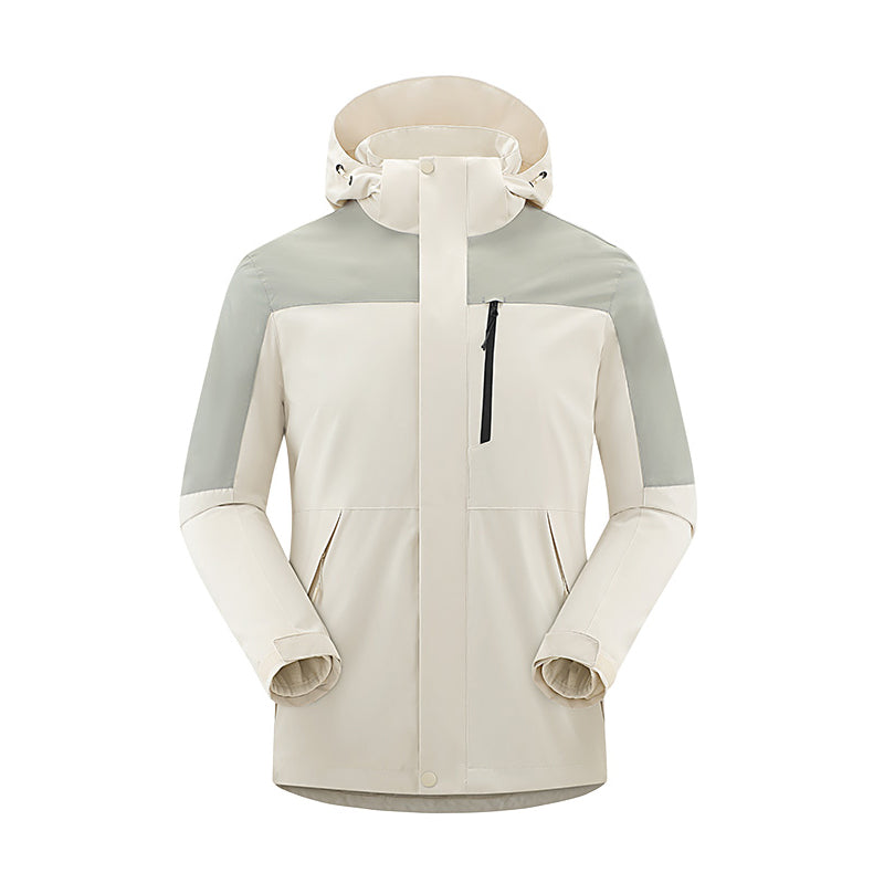 Removable warm outdoor windproof and rainproof jacket