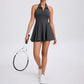 Ultra-soft Halter Backless Golf And Tennis Dress