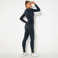 Seamless washable long-sleeved fitness set