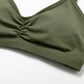 Ultra-Soft Cross-Back Gym Bra + Cargo Pocket Leggings-2 Pieces Set