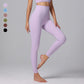 Lycra high waist tummy control nude yoga Leggings