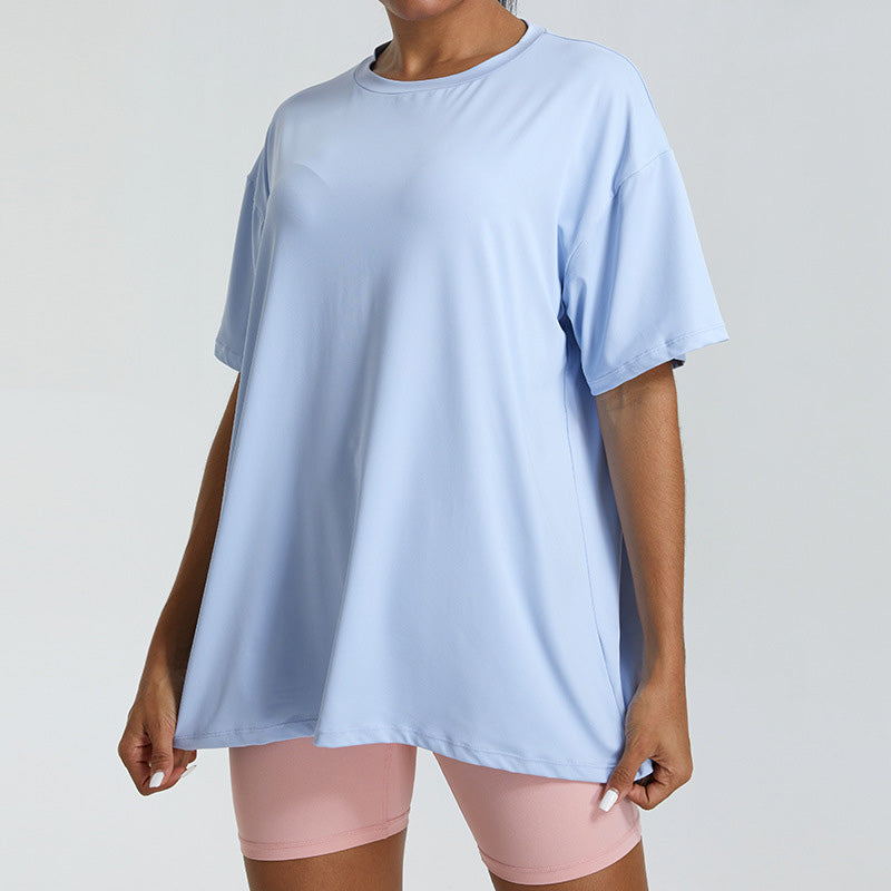 Ultra-Soft Breathable Loose Quick-Dry Short Sleeve T Shirt Top