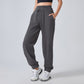 Autumn and winter velvet warm leg-fitting casual sweatpants