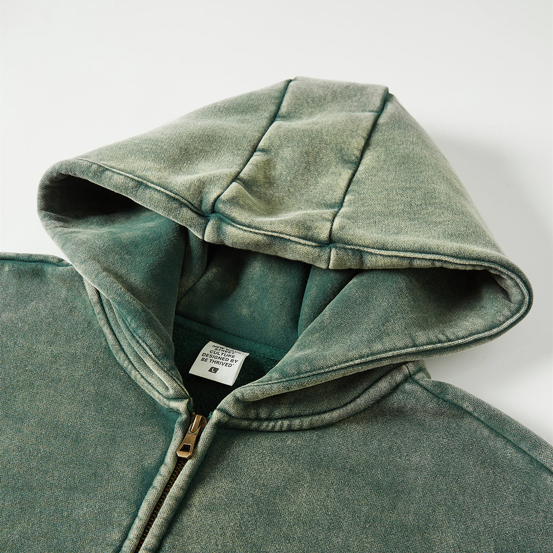 Washed sweatshirt hooded and fleece hoodies