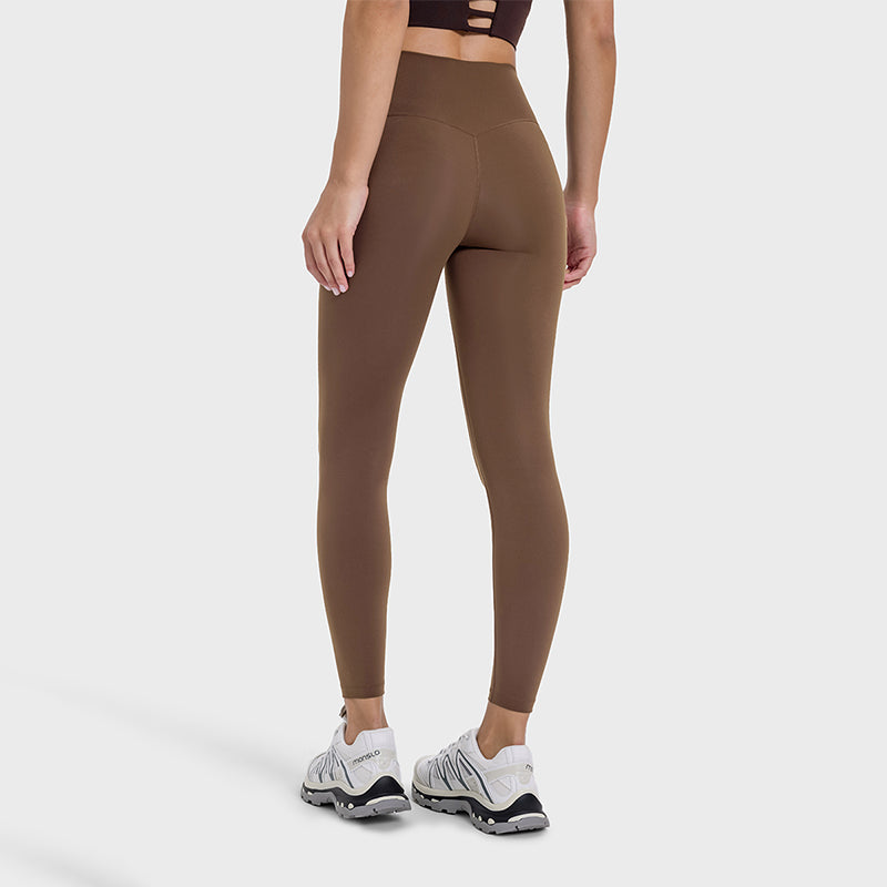 High-waisted hip-lifting stretch fitness leggings