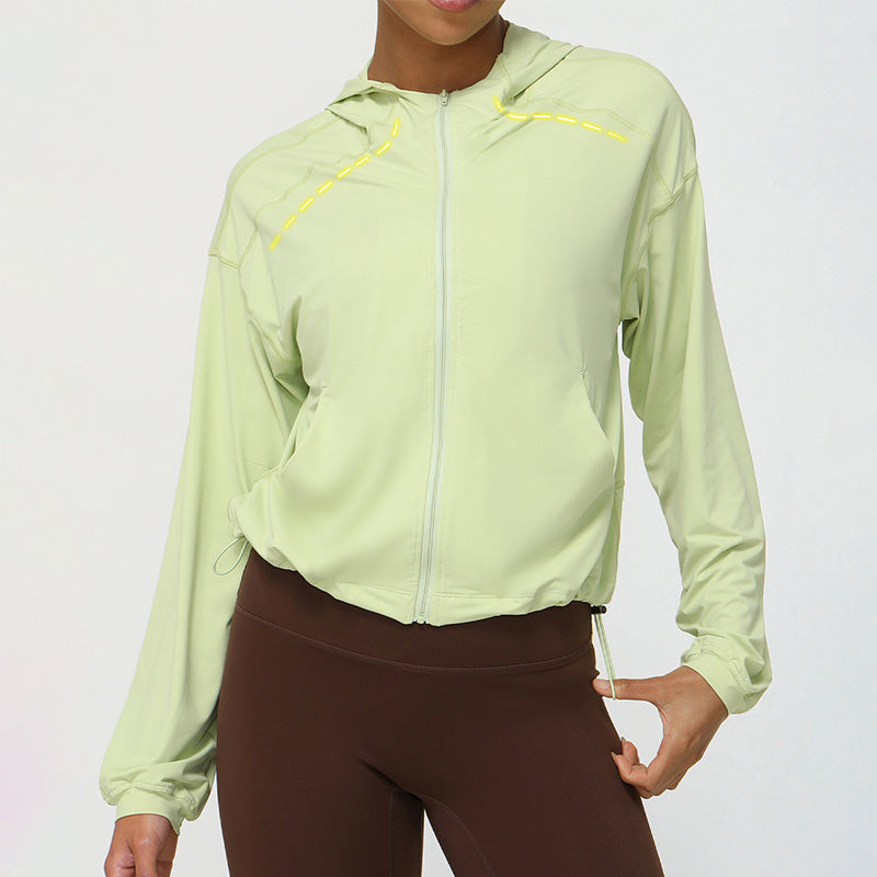 New autumn jacket quick-drying hooded running sportswear