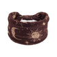 Bohemian Print Stretch Sweat-Absorbent Wide Brim Headband