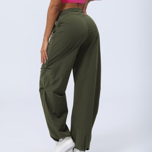 High-waisted quick-drying sports trousers