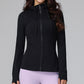 full zipper long sleeved Hooded sports jacket