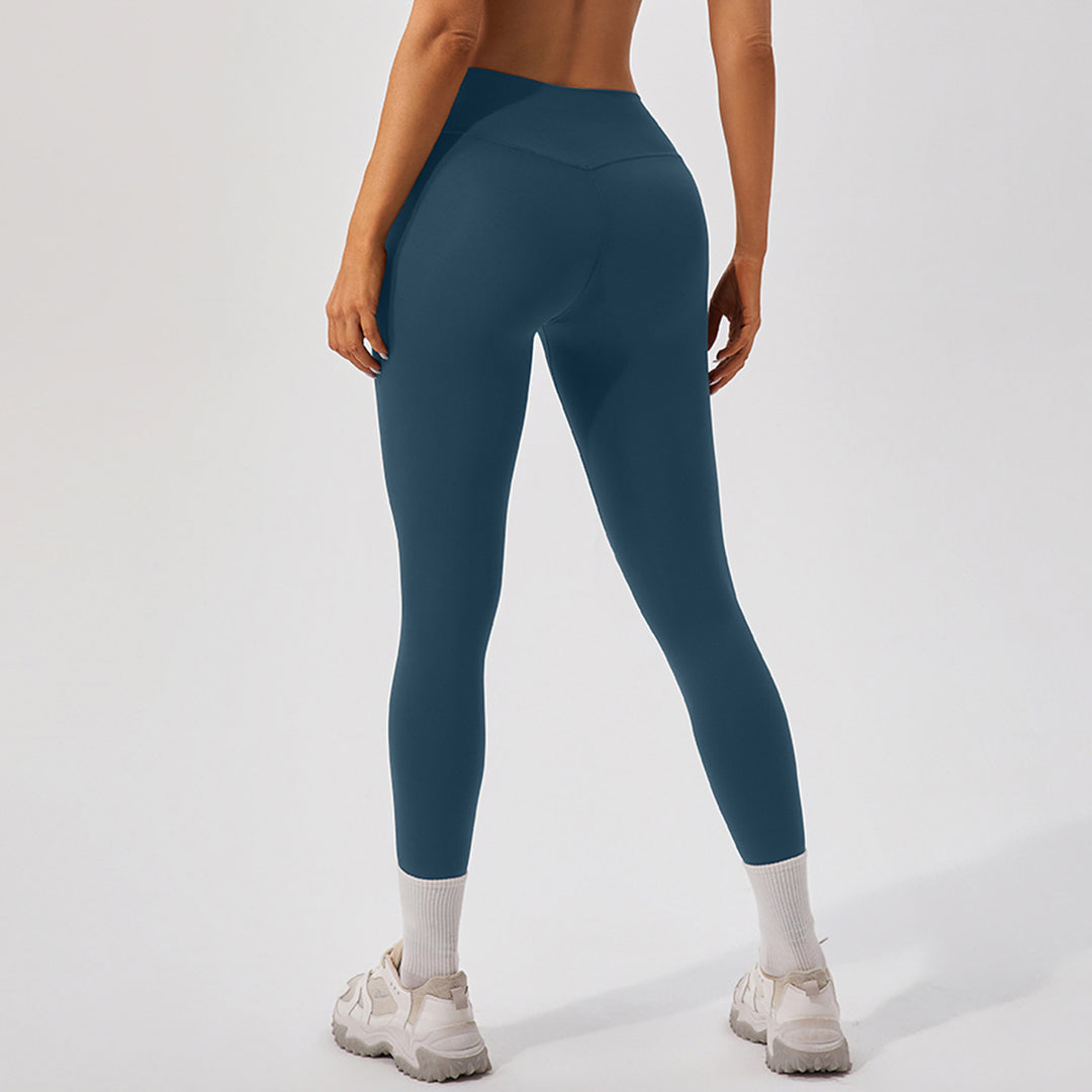 Quick-drying high-rise athletic leggings