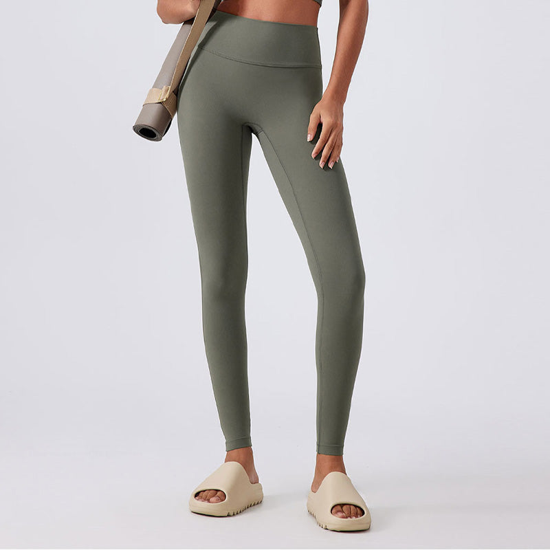 high waist and snug fit yoga leggings with Cargo Pockets