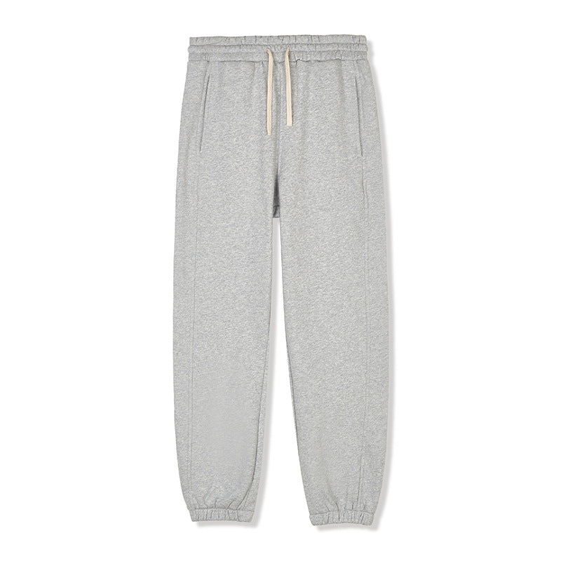 Velvet casual sports straight sweatpants