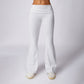 High-waisted hip-lifting flared casual sport pants