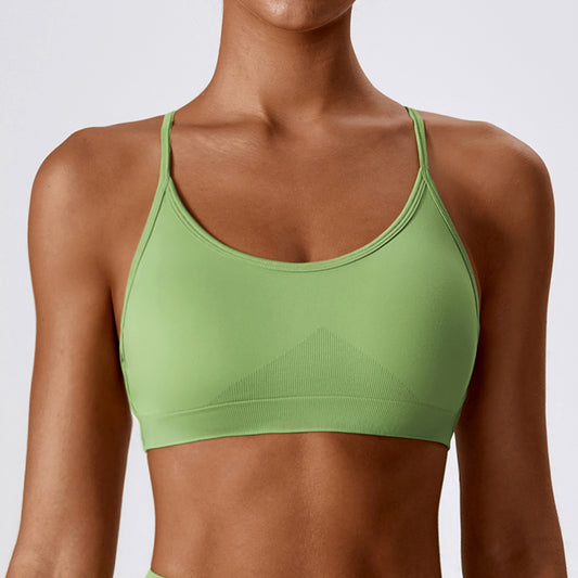 Seamless yoga quick-drying tight bra