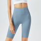 High-waisted sport five-point shorts