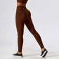 Seamless sports high waist fitness leggings