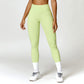 High-waisted hip-lifting athletic leggings