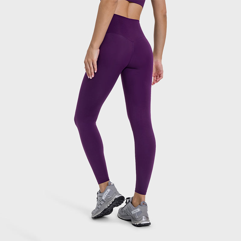 High-waisted hip-lifting stretch fitness leggings