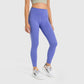 Solid color brushing stretch yoga legging