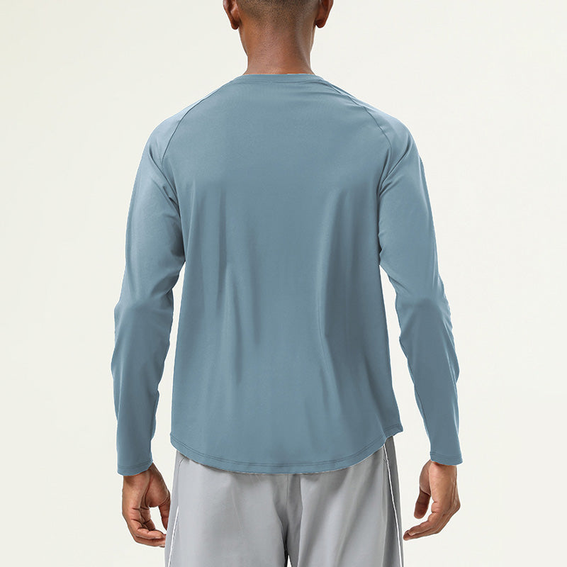 Men's Nude Quick Drying Long Sleeved Top