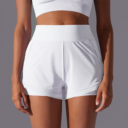 Naked High Waist and Hip Lifting Fitness Shorts