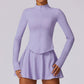 Sunscreen Ice Silk Long Sleeve & Skirt yoga Sets