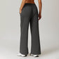 Casual And Loose High Waist Straight Leg Sports Sweatpants