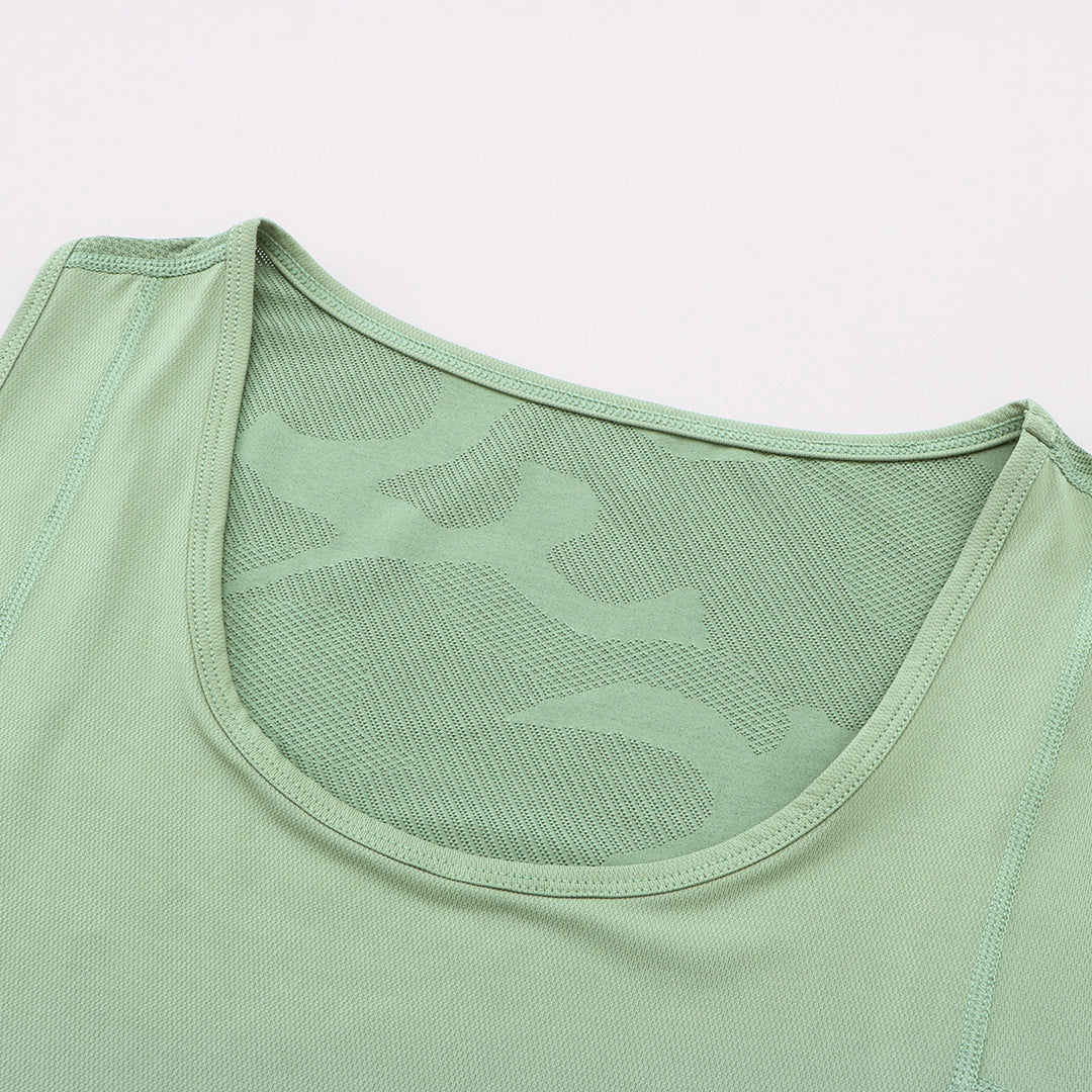 Men's summer cotton camouflage sleeveless sports top