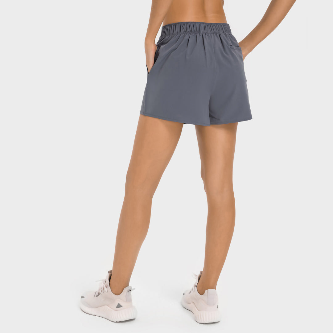 Solid side pocket sweatpants skirt