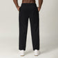 Pure cotton straight men's sports and leisure outdoor hiking sweatpants